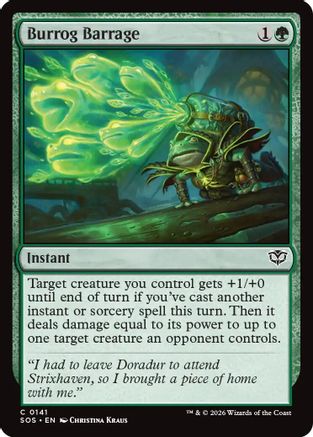 Burrog Barrage (SOS-141) - common - Foil