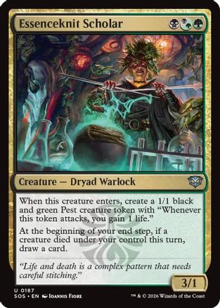 Essenceknit Scholar (SOS-187) - uncommon - Foil