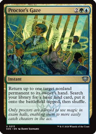 Proctor's Gaze (SOS-213) - uncommon - Foil