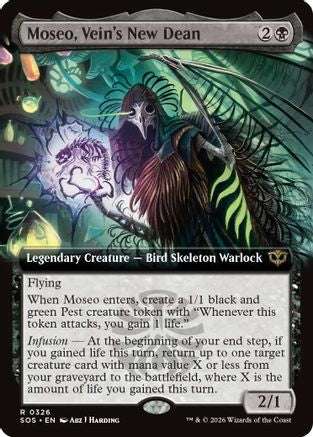 Moseo, Vein's New Dean (Extended Art) (SOS-326) - rare - Foil