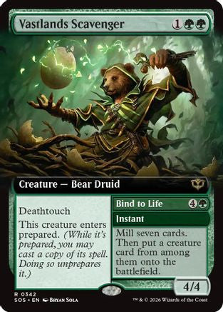 Vastlands Scavenger (Extended Art) (SOS-342) - rare - Foil