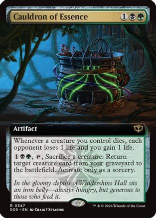 Cauldron of Essence (Extended Art) (SOS-347) - rare - Foil