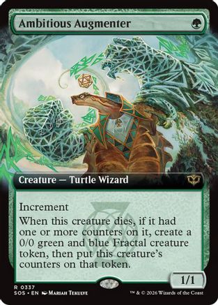 Ambitious Augmenter (Extended Art) (SOS-337) - rare - Foil