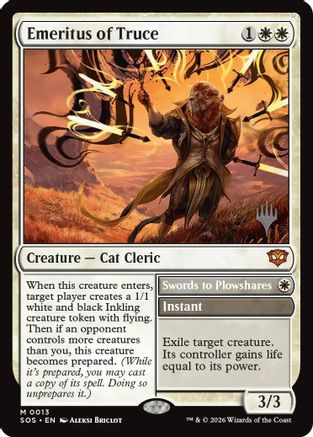 Emeritus of Truce (PPSOS-013) - mythic - Foil