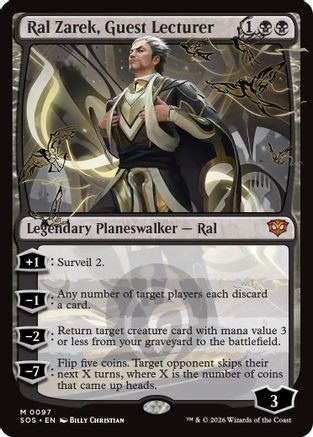 Ral Zarek, Guest Lecturer (PPSOS-097) - mythic - Foil