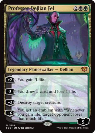 Professor Dellian Fel (PPSOS-214) - mythic