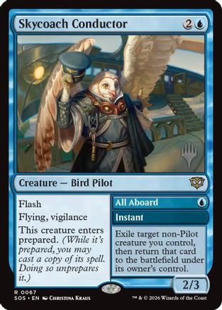 Skycoach Conductor (PPSOS-067) - rare - Foil