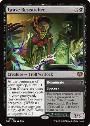 Grave Researcher (PPSOS-085) - rare