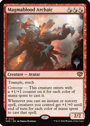 Magmablood Archaic (PPSOS-123) - rare - Foil