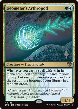 Geometer's Arthropod (PPSOS-191) - rare - Foil