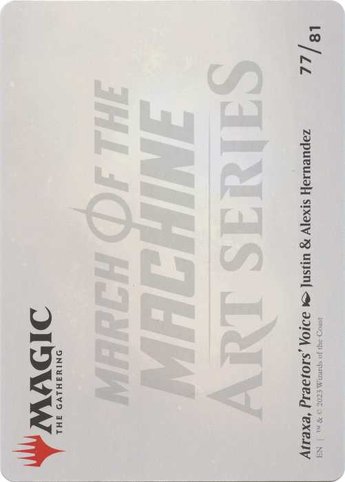 Atraxa, Praetors' Voice // Atraxa, Praetors' Voice (AMOM-077) - common (Borderless) - Foil