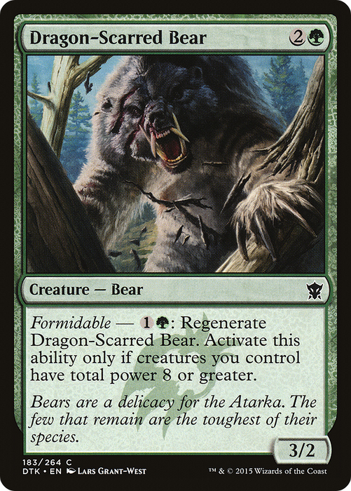 Dragon-Scarred Bear (DTK-183) - common