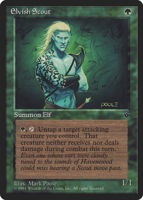 Elvish Scout (FEM-68A) - common