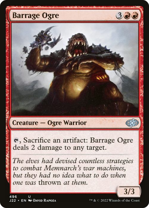 Barrage Ogre (J22-496) - uncommon