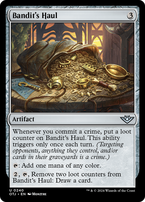 Bandit's Haul (OTJ-240) - uncommon - Foil