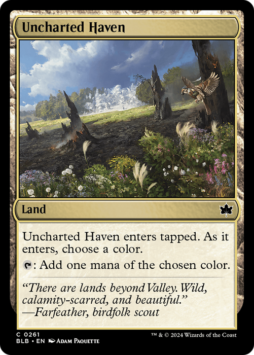 Uncharted Haven (BLB-261) - common - Foil