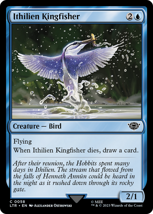 Ithilien Kingfisher (LTR-058) - common - Foil
