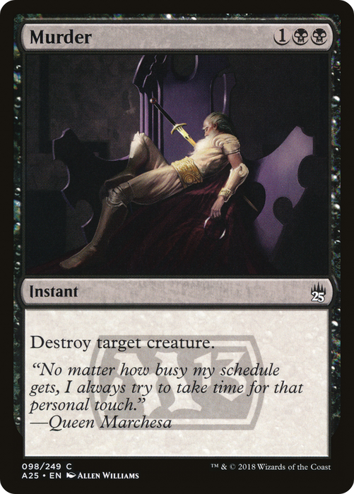 Murder (A25-098) - common - Foil