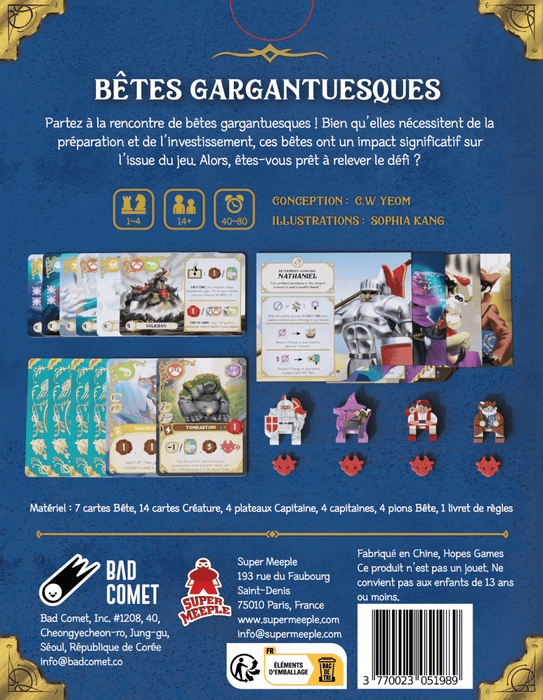 Wondrous Creatures: Bêtes Gargantuesques (French)