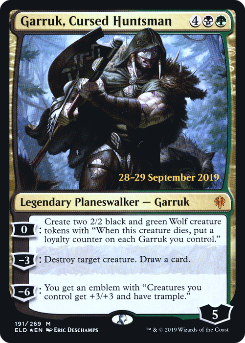 Garruk, Cursed Huntsman (PRE-191S) - mythic - Foil