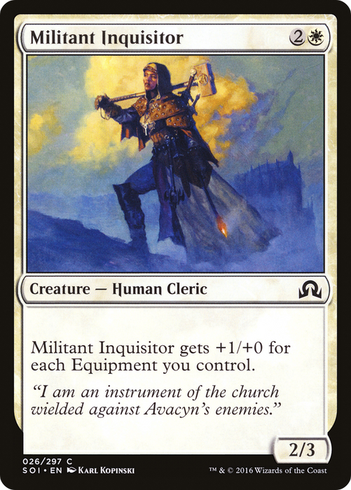Militant Inquisitor (SOI-026) - common - Foil