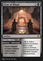 Altar of Bhaal // Bone Offering (HBG-139) - rare