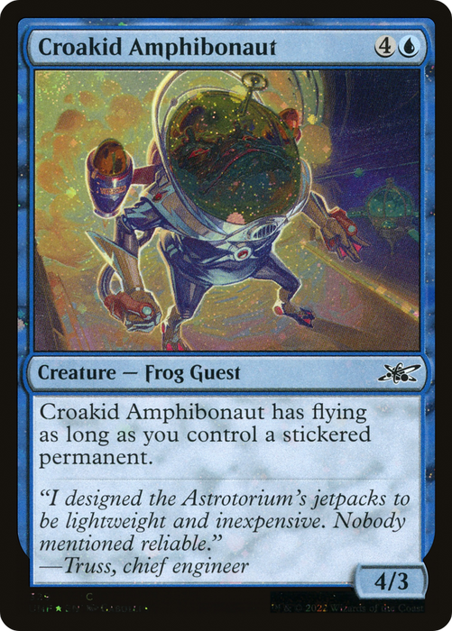 Croakid Amphibonaut (UNF-329) - common - Foil