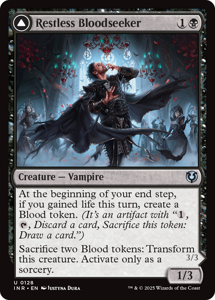 Restless Bloodseeker // Bloodsoaked Reveler (INR-128) - uncommon