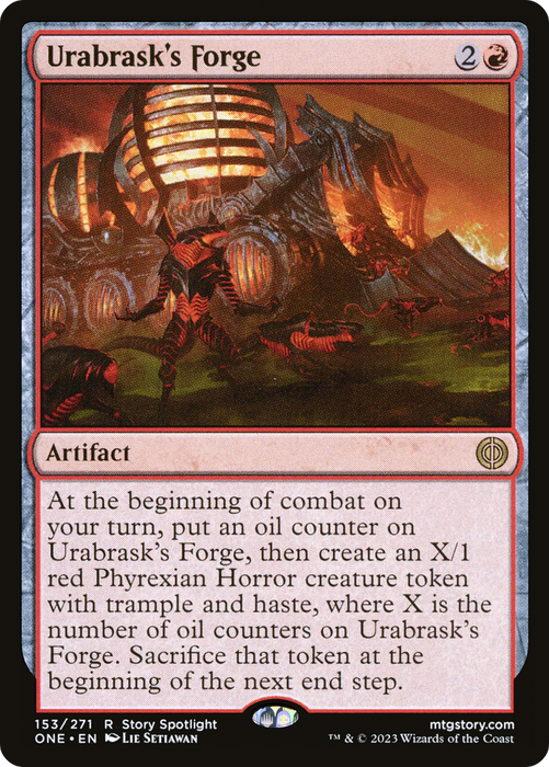 Urabrask's Forge (ONE-153) - rare - Foil