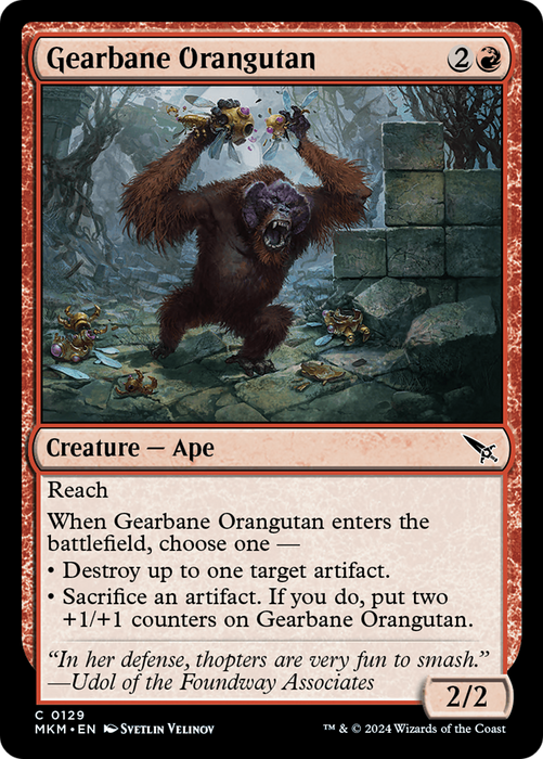 Gearbane Orangutan (MKM-129) - common
