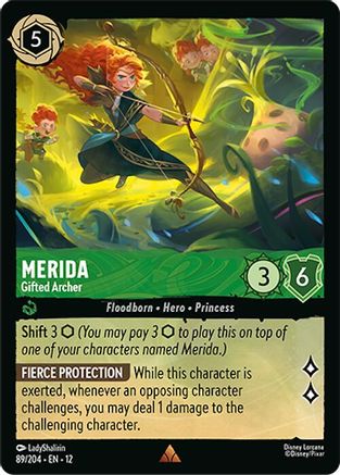 Merida - Gifted Archer (89/204) - WU - Rare