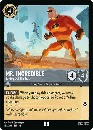 Mr. Incredible - Taking Out the Trash (185/204) - WU - Uncommon