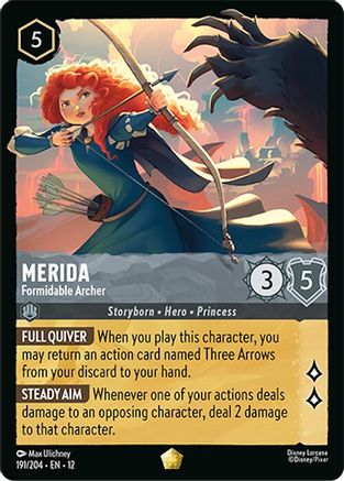 Merida - Formidable Archer (191/204) - WU - Legendary