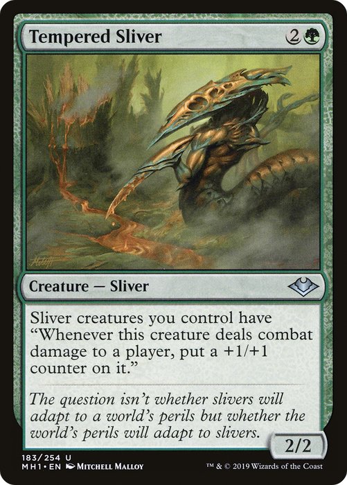 Tempered Sliver (MH1-183) - uncommon - Foil