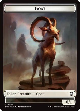 Goat // Fungus Beast Double-Sided Token (SOC-4 // 17) - token