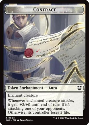 Contract // Copy Double-Sided Token (SOC-3 // 1) - token