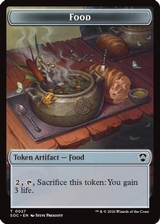 Food // City's Blessing Double-Sided Token (SOC-27 // 29) - token