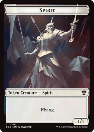 Spirit (0006) // Illusion Double-Sided Token (SOC-6 // 7) - token