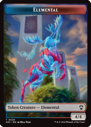 Elemental (0020) // Manifest Double-Sided Token (SOC-20 // 30) - token