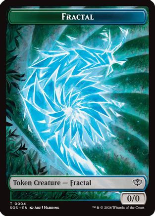 Fractal (0004) // Spirit (0010) Double-Sided Token (SOS-4 // 10) - token