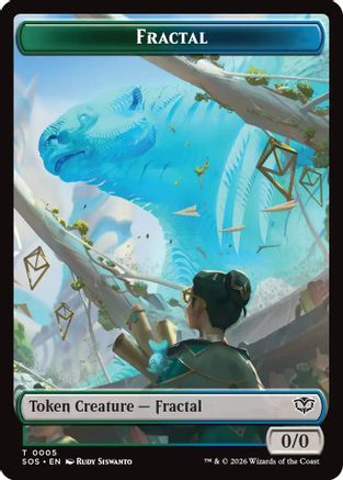 Fractal (0005) // Spirit (0011) Double-Sided Token (SOS-5 // 11) - token