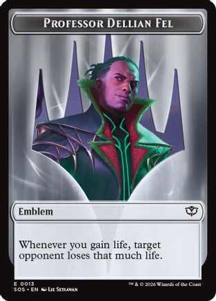 Professor Dellian Fel  // Pest (0008) Double-Sided Token (SOS-13 // 8) - token