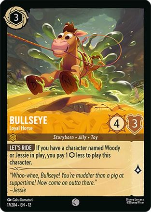 Bullseye - Loyal Horse (17/204) - WU - Common - Cold Foil