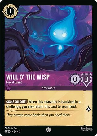 Will o' the Wisp - Forest Spirit (47/204) - WU - Common