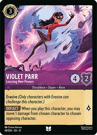 Violet Parr - Learning New Powers (48/204) - WU - Uncommon