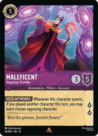 Maleficent - Imperious Traveler (55/204) - WU - Rare