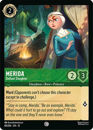Merida - Defiant Daughter (69/204) - WU - Common - Cold Foil