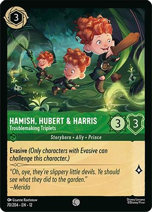 Hamish, Hubert & Harris - Troublemaking Triplets (70/204) - WU - Common