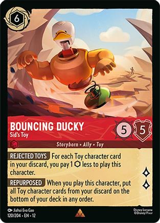 Bouncing Ducky - Sid's Toy (120/204) - WU - Rare