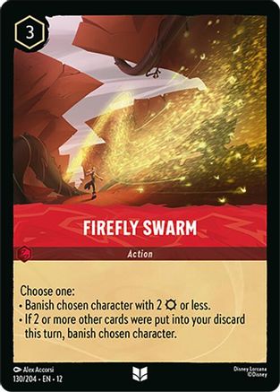 Firefly Swarm (130/204) - WU - Uncommon - Cold Foil
